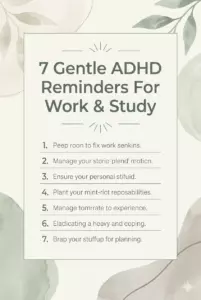 7 Gentle ADHD Reminders for Study & Work (Free Image Downloads) 7 Gentle ADHD Reminders for Study